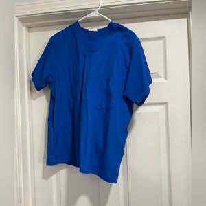 Blue Unisex scrubs small